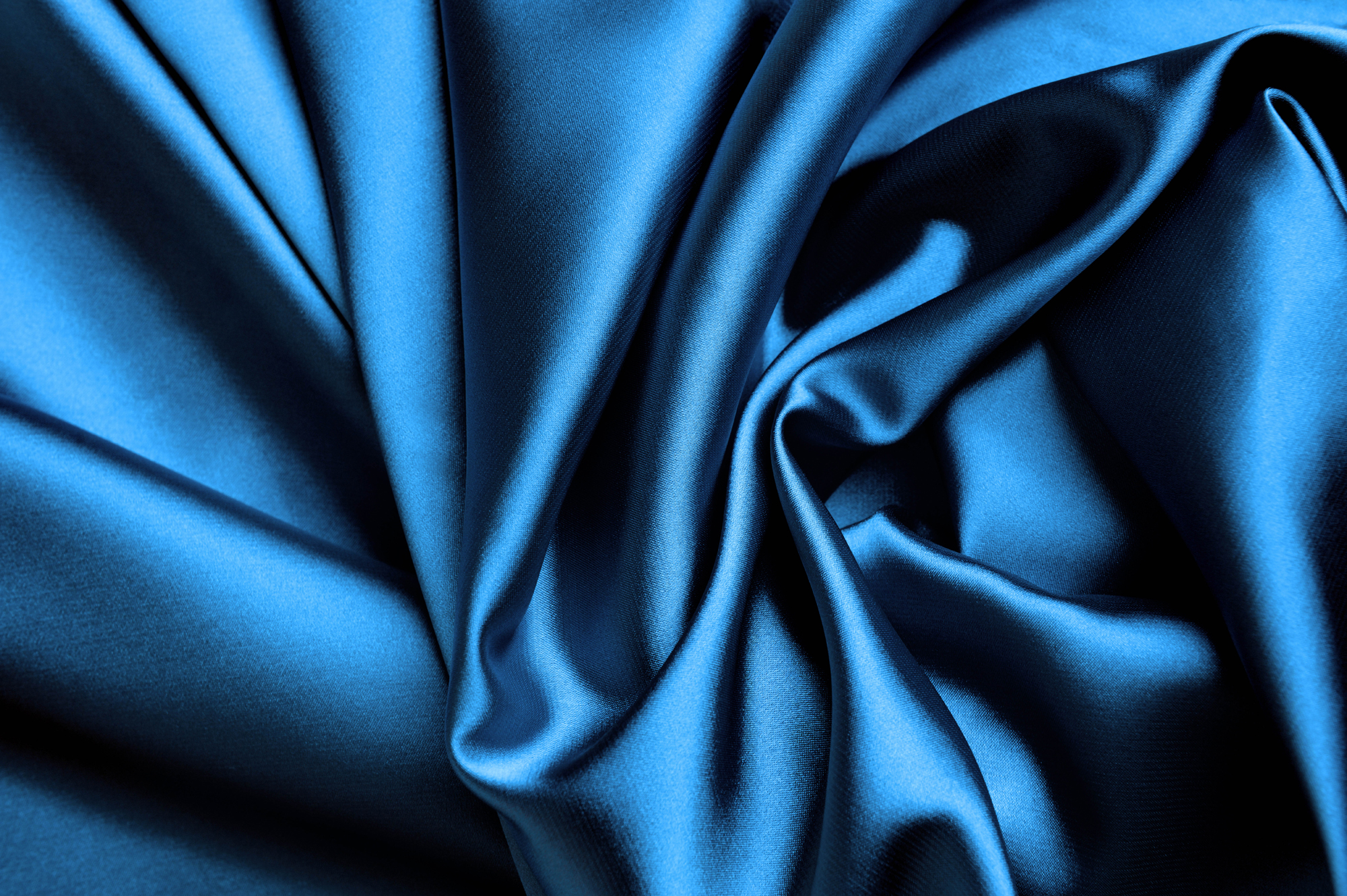 Абстракция синяя ткань 5-024
