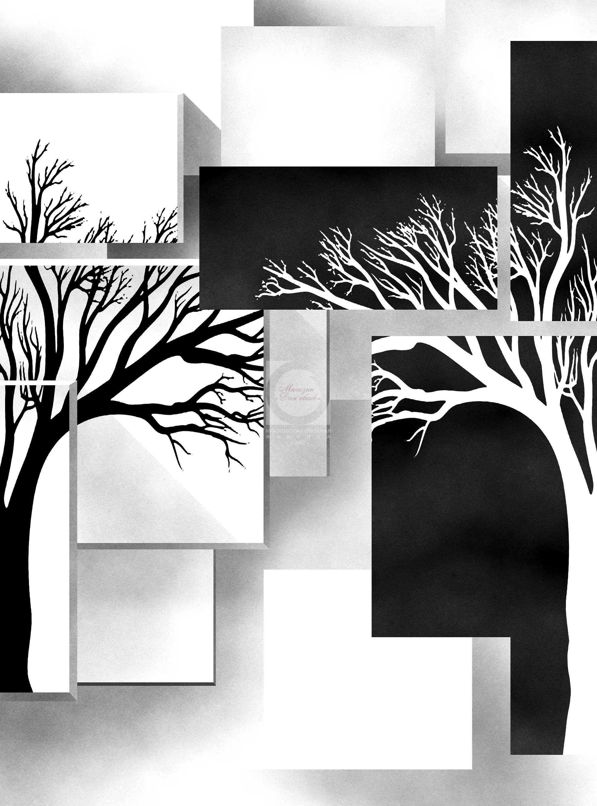 Деревья, 3D панели 24173-ML фотообои на флизелиновой основе 3700 руб .