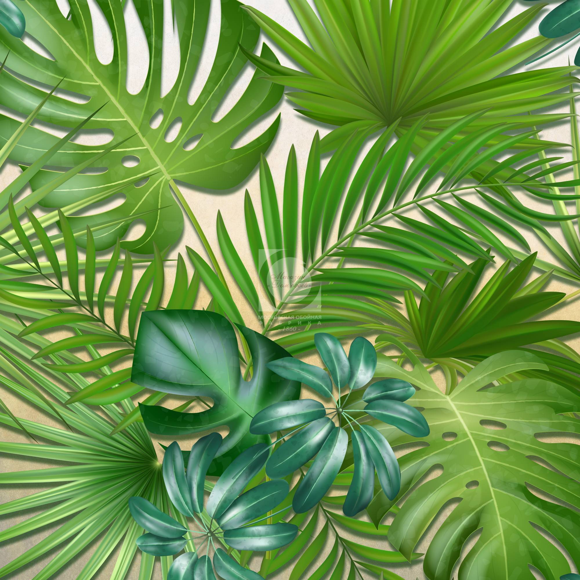 Пальмовые листья 8058-ML