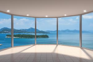 Панорамное окно с видом на море 14-94