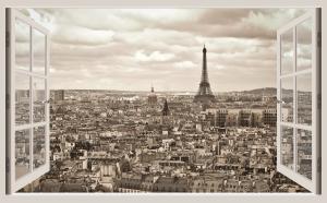Вид из окна на Париж 2421-М