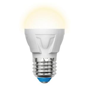 Лампочка светодиодная  LED-G45 7W/WW/E27/FR PLP01WH картон
