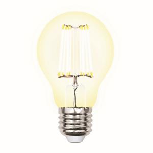 Лампочка светодиодная  LED-A60-10W/WW/E27/CL PLS02WH картон