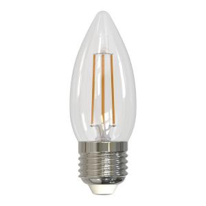 Лампочка светодиодная  LED-C35-5W/WW/E27/CL/DIM GLA01TR картон