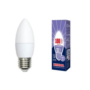 Лампочка светодиодная  LED-C37-11W/DW/E27/FR/NR картон