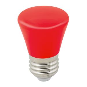 Лампочка светодиодная  LED-D45-1W/RED/E27/FR/С BELL