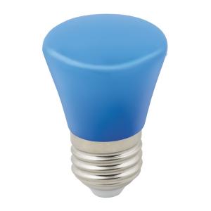 Лампочка светодиодная  LED-D45-1W/BLUE/E27/FR/С BELL