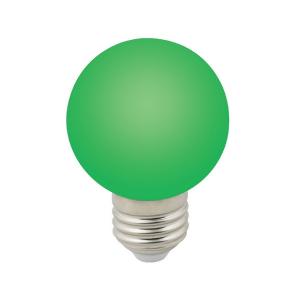 Лампочка светодиодная  LED-G60-3W/GREEN/E27/FR/С